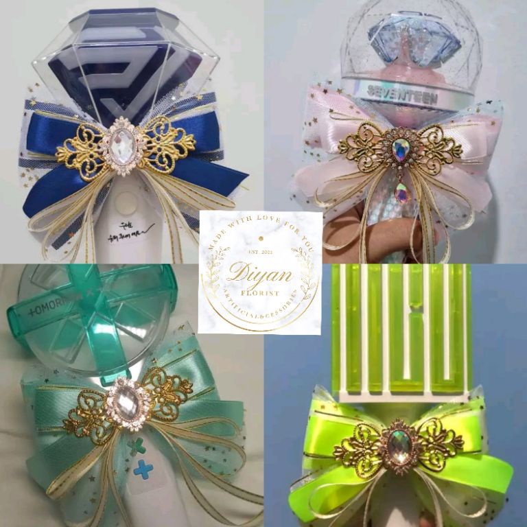 Best.. korean ribbon brooch // lightstick ribbon // limited edition ...