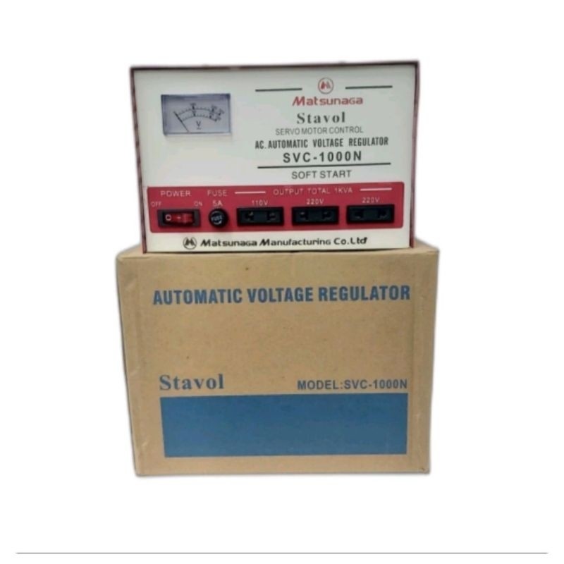 Matsunaga 1000watt SVC 1000N Voltage Electric Current Stabilizer ...