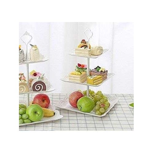 3 Tier Dessert Cake Rack Table Stacking Cake Rack - A-13 | Shopee ...