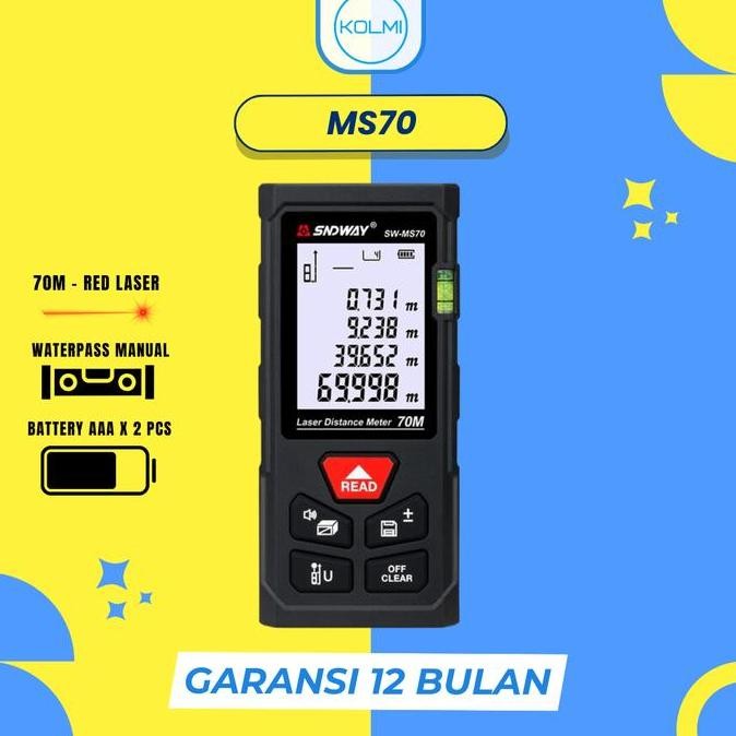 SNDWAY LASER DISTANCE METER MS70 - ORIGINAL AND MOST TRUSTED DIGITAL ...