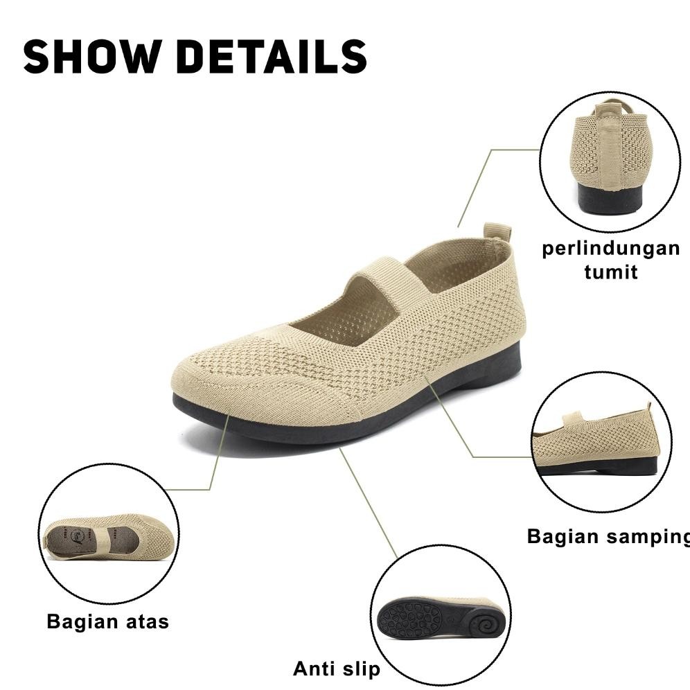 Fth- gjk-25 Ruimo Women's SImple Design Elegant Slip-on Shoes - L01 ...