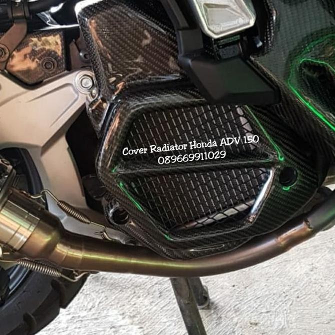 Original Honda ADV 150cc Carbon Kevlar Radiator Cover | Shopee Philippines