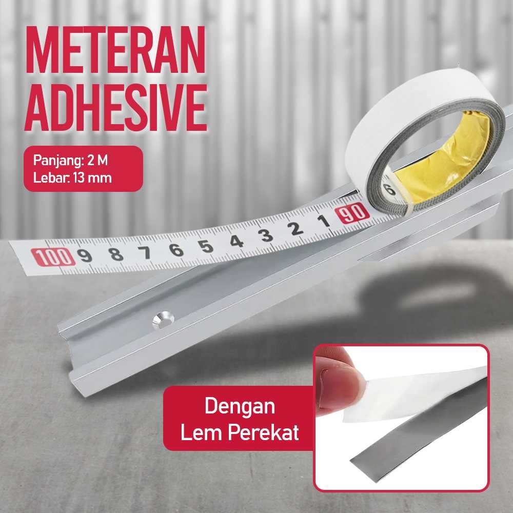 2m Adhesive Scale Bar Steel Ruler 2M Paste METER - M003 | Shopee ...