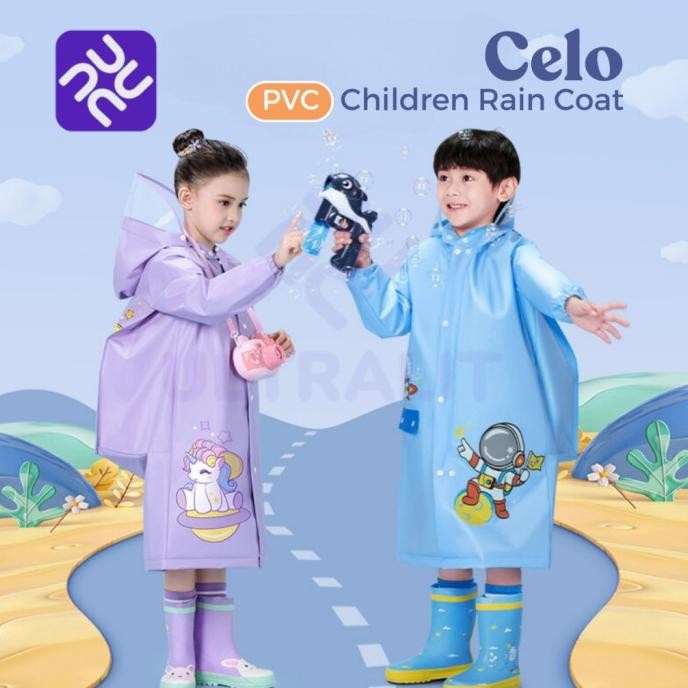 Celo PVC Children's Raincoat/Children's Raincoat Raincoat Character ...