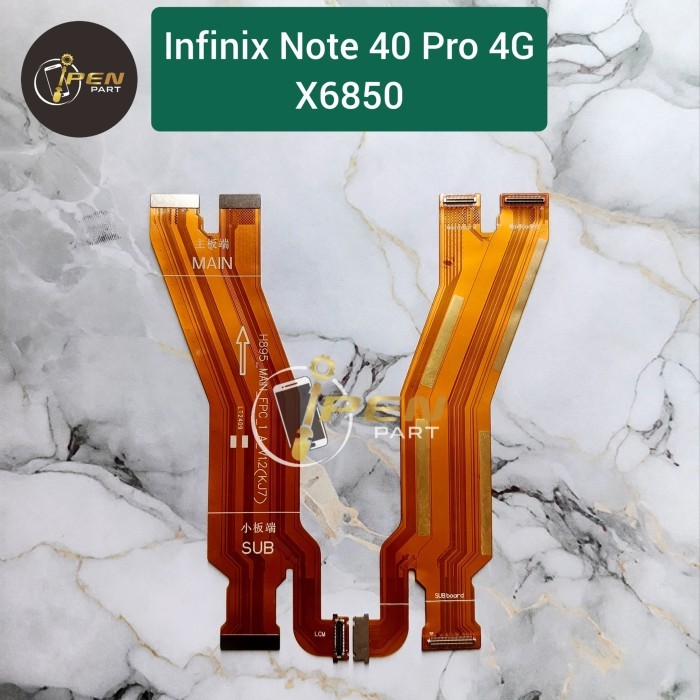 Flexible Board INF Note 40 Pro 4G X6850 Flexible Sub Main Flex | Shopee ...