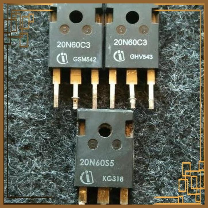 [sre] 20n60c3 20n60s5 20n60cfd Spw20n60c3 Mosfet 20a 600v To-247 20n60 