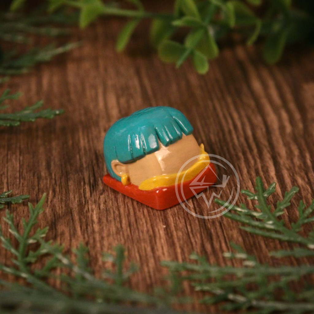 Bulma artisan keycaps dbz Dragon Ball Z keycaps mechanical keyboard ...