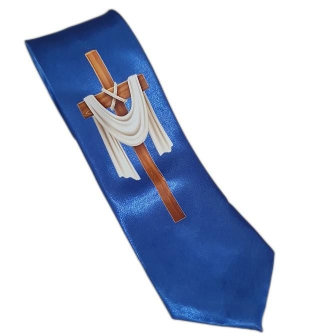 Slim 3 Inch Cross Spiritual Tie | Shopee Philippines