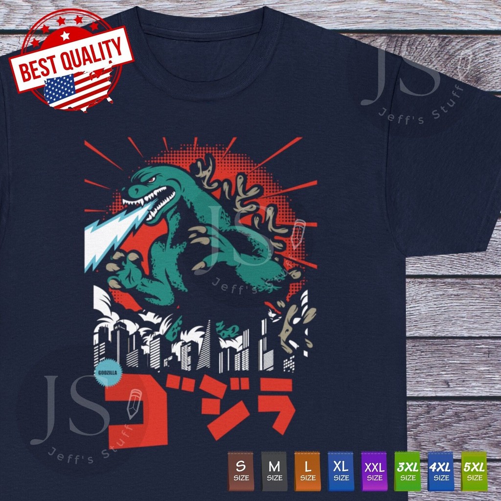 Godzilla King of Monsters T Culture Pop Gojira Street Film Clothes ...