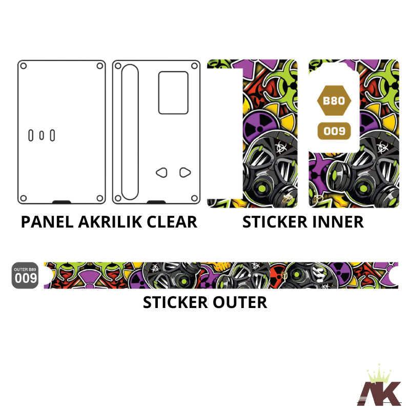 *Premium Quality* Acrylic Cutting for Inside and Out B80 Pres 9 Garskin ...