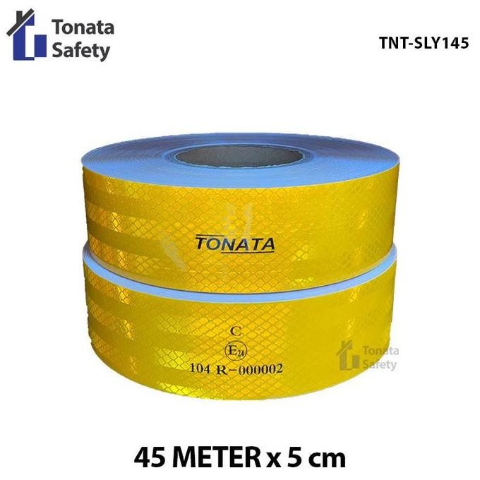 CAHAYA Tonata Yellow Scotlight Light Reflecting Sticker 45 meters ...