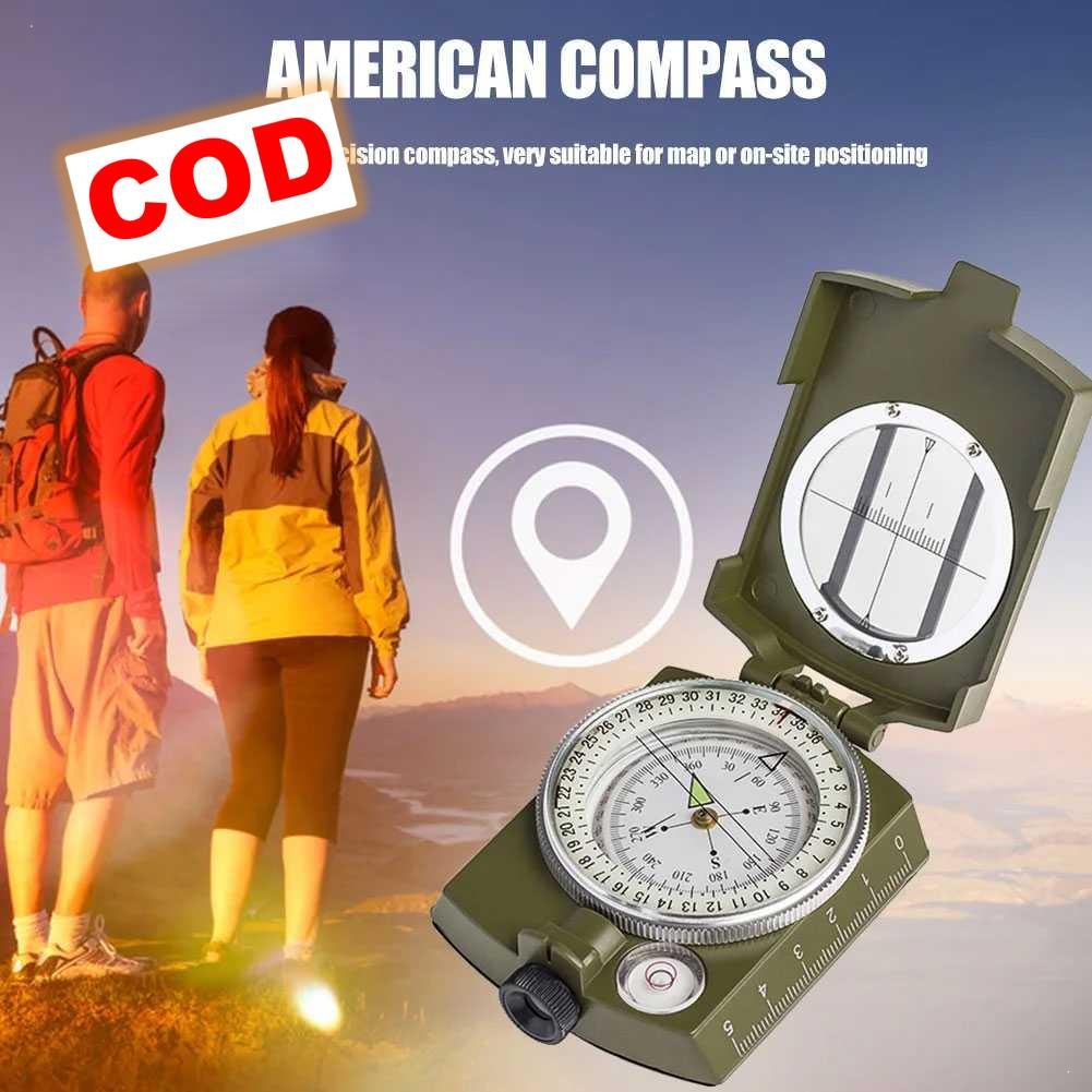 Compass Clinometer Hiking Camping Outdoor Military Tools Direction ...