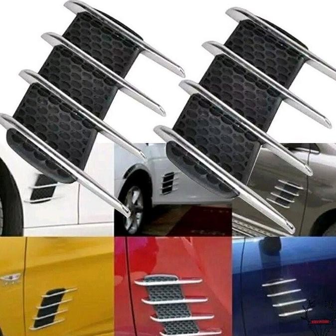 AIRFLOW SIDE VENT SIDE VENT SIDE VENT UNIVERSAL CAR FIN STICKERS 2PCS ...