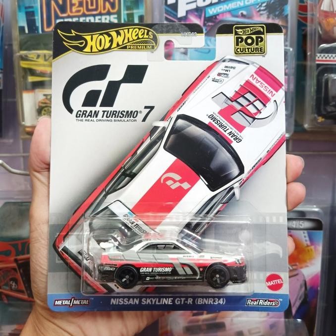 Cochecito Hot Wheels Nissan GT-R R34 - Edición Gran Turismo 7