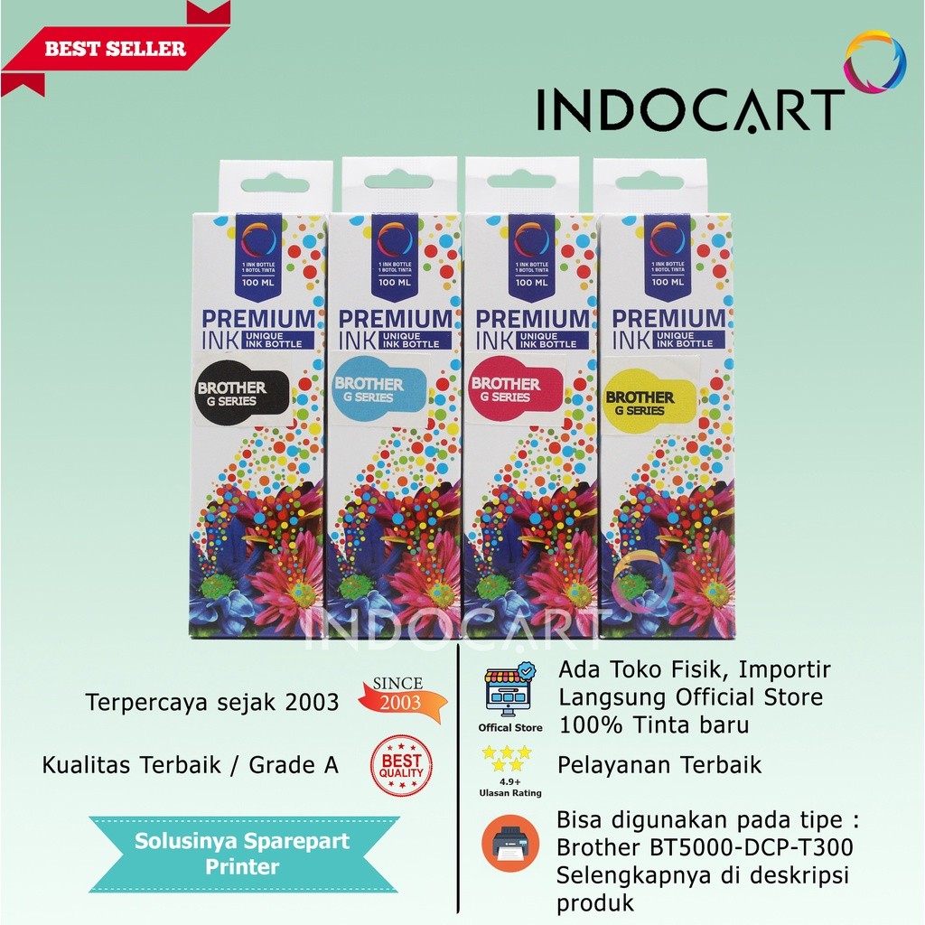 IndoCart Ink Refill BT5000 BT 5000-Dye Ink-100ml | Shopee Philippines