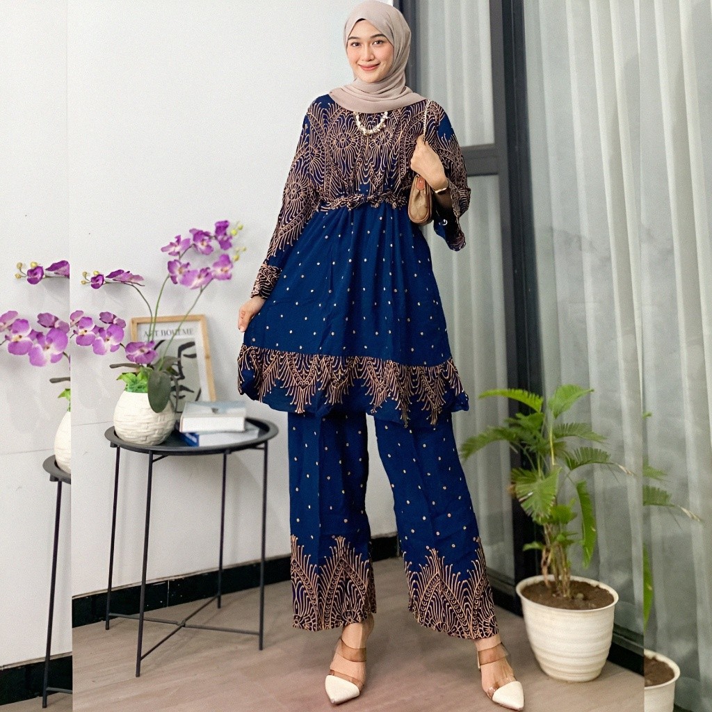 Eid Clothes One Set Fashion Muslim Setcel Pants Hari Raya Wonset Girls ...