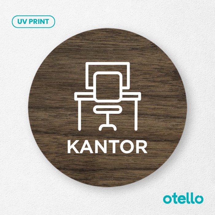 Office Signage Sign Board Label Board Sticker Wooden Room Name Sticker ...