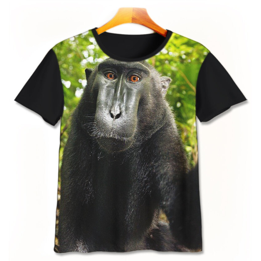 Children's Monkey Graphic Tee & Shorts Set main image 0