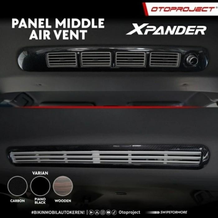 XPANDER CROSS 2022 CENTER AC PANEL ROW KEDUA CARBON OTOPROJECT Import ...