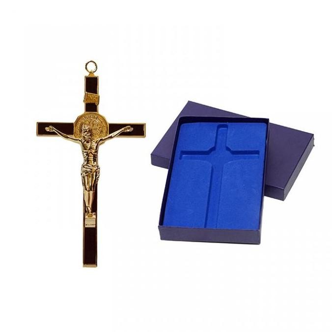 Premium Faceted Benedict Catholic Hanging Cross 20cm mini Cross mini ...