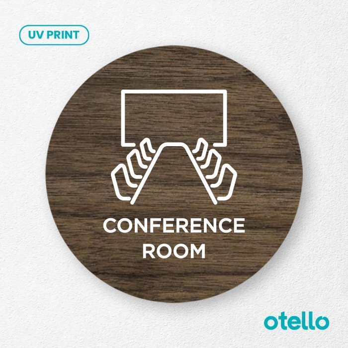 Signage Conference Room Sign Board Wooden Print Writing Room Name Label ...