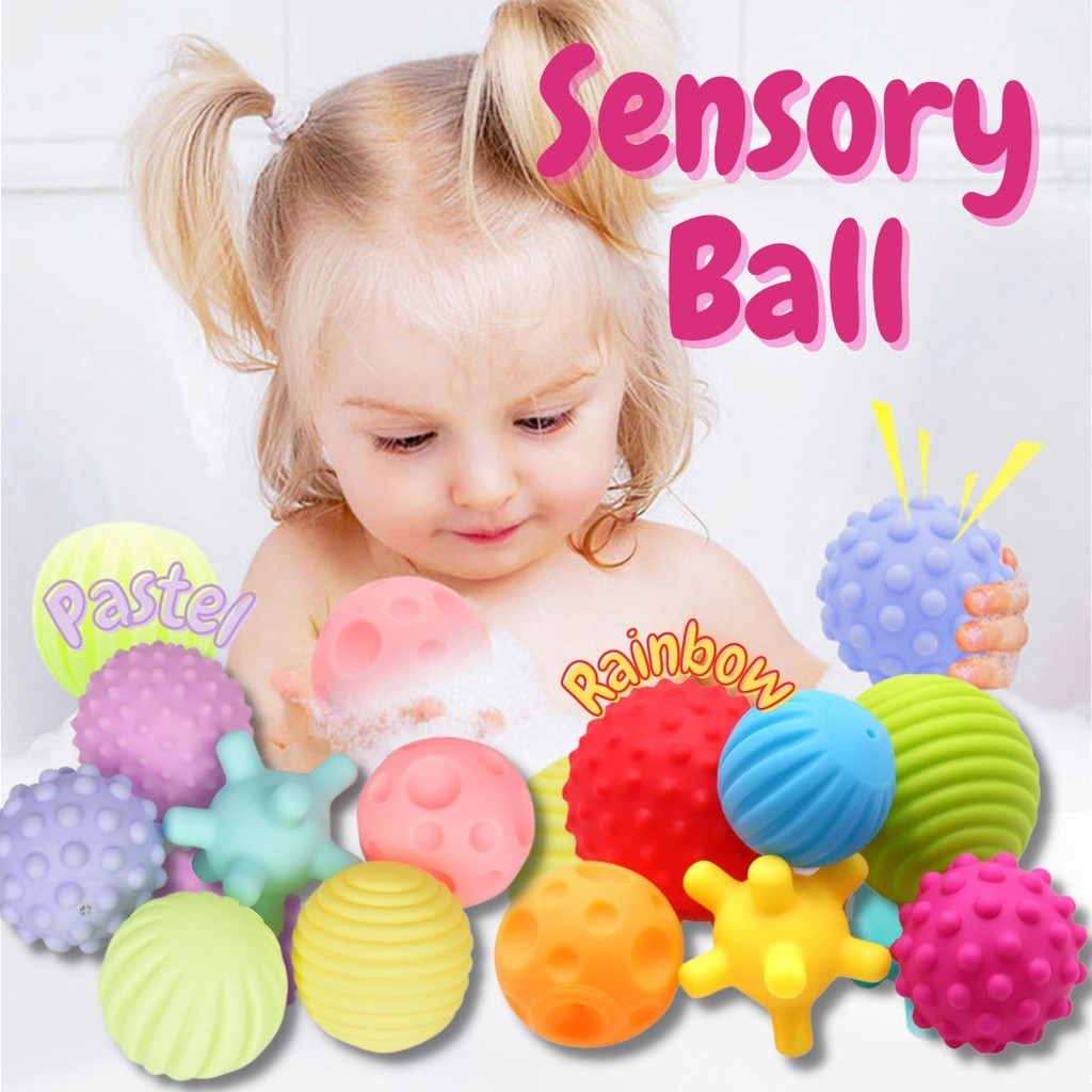 6pcs SENSORY BALL Sound Texture SENSORY Balls Train Fine Motor and ...