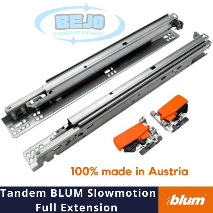 Tandem Drawer Rail Slowmotion Full Extension Blum | Shopee Philippines
