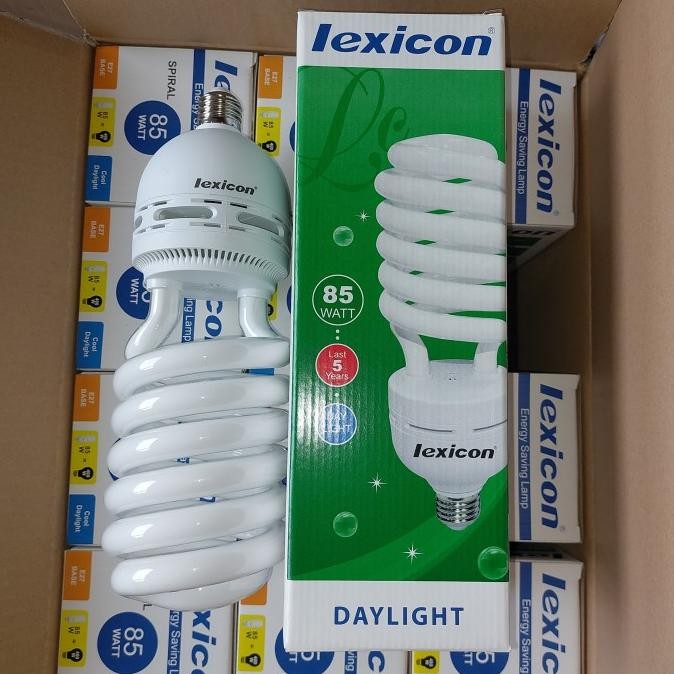 PUTIH Guaranteed White Lexicon 85 Watt Jumbo Spiral Lamp | Shopee ...