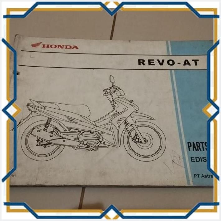 [YON] FS CATALOG PARTS BOOKS / CATALOG PARTS HONDA REVO AT / REVO MATIC ...