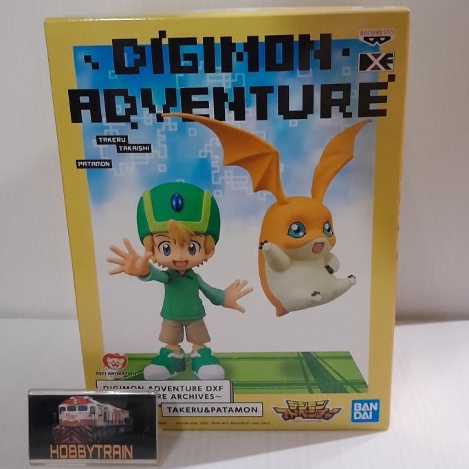 BANPRESTO DIGIMON ADVENTURE DXF ADVENTURE ARCHIVES TAKERU AND PATAMON ...