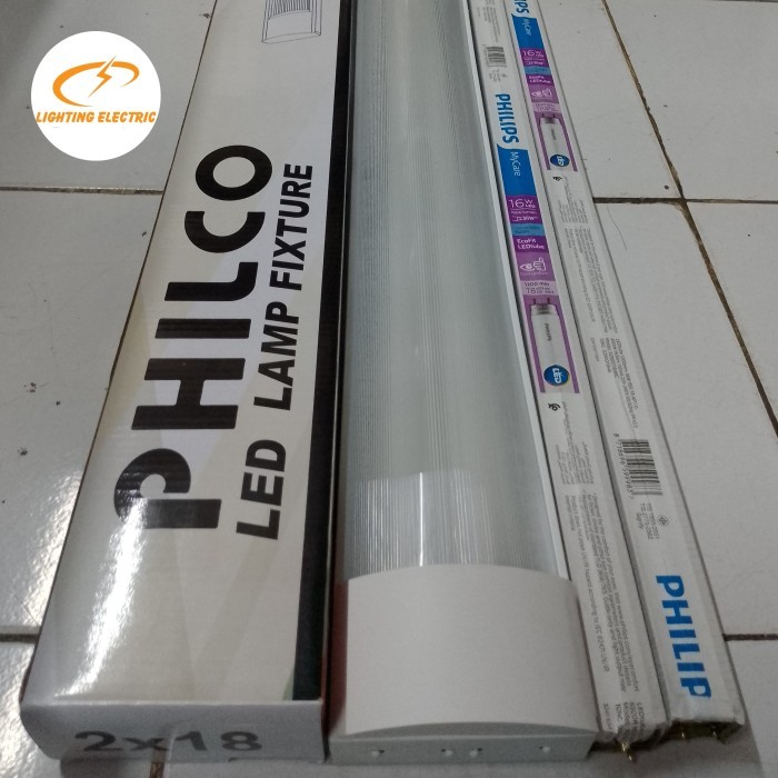 Philips 2X16 / 2X18 Watt Led Outbow Lamp Shade Set | Shopee Philippines