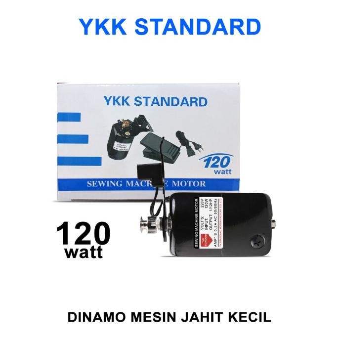 MESIN YKK 100 Watt Small Sewing Machine and Overlock Dynamo | 120 Watt ...