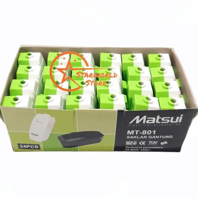Savings PACKAGE 24 Pcs MATSUI Hanging Light Switch ON/OFF Switch ...