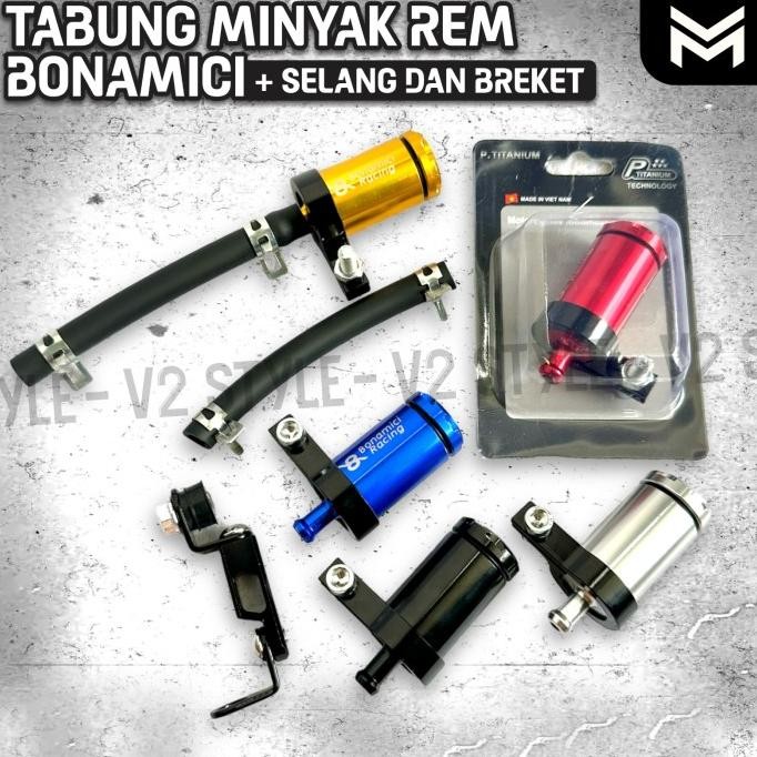 Bonamici Alu Universal brake master fluid tube full set PNP beat mio ...