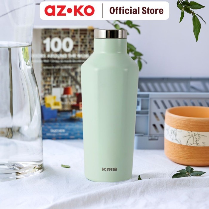 HIJAU Azko Kris 500 ml Candy Bottle Vacuum Flask - Sage Green - Green ...