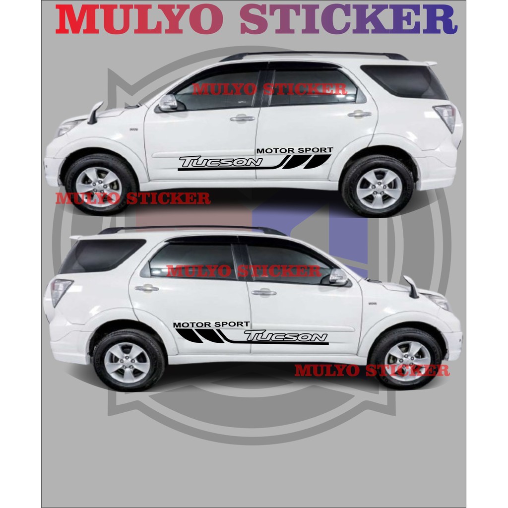 Rush stickers, car Cutting stickers, the latest Terios sigra calya ...
