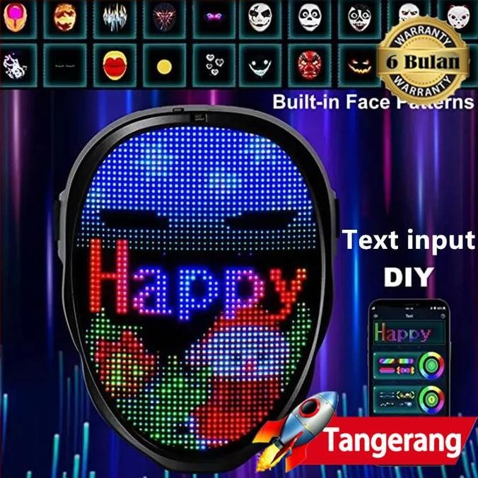 Boywithuke LED Mask Face Changing Mask | Shopee Philippines