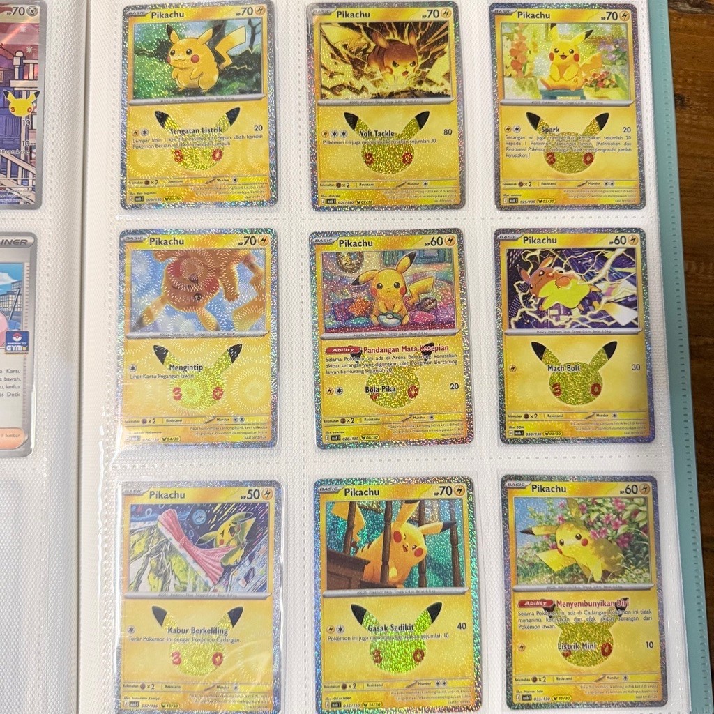 Pikachu - Pokemon TCG Indonesia 30th Anniversary | Shopee Philippines