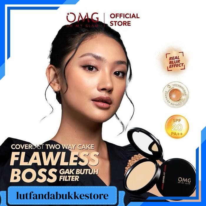 ( two way cake) OMG OH MY GLAM COVERLAST 12 G COMPACT POWDER OIL ...