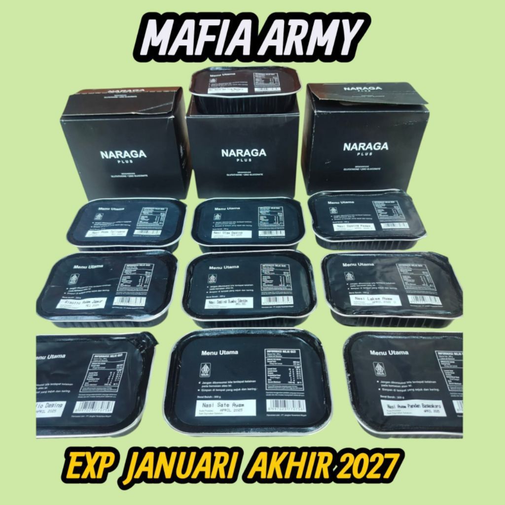 INSTANT ARMY SURVIVAL FOOD RATION | Shopee Philippines