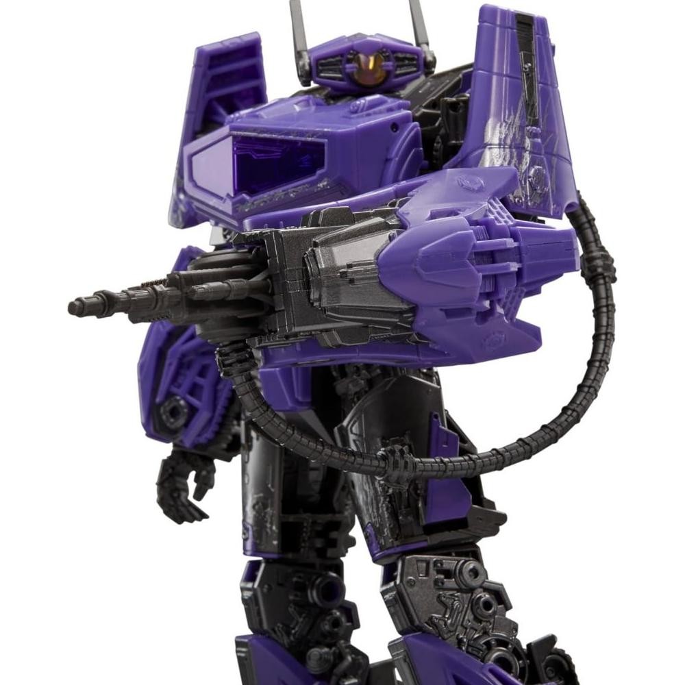 Transformers Studio Series Voyager 110 Shockwave | Action Figure 16,5 Cm Ispirata A Bumblebee | 2 Modalità Con Accessorio Cannone