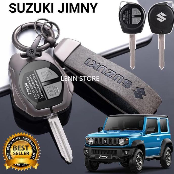 SUZUKI Metal Leather Remote Key Cover JIMNY/JIMNY 5 Door 2019 2020 2021 ...