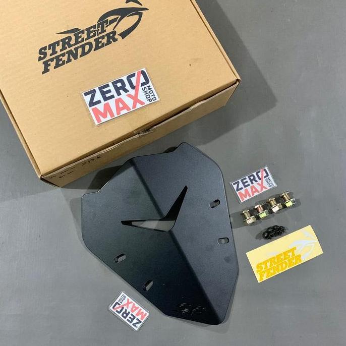 Windshield Visor Aluminum Street Fender Black All New Aerox 155 ...