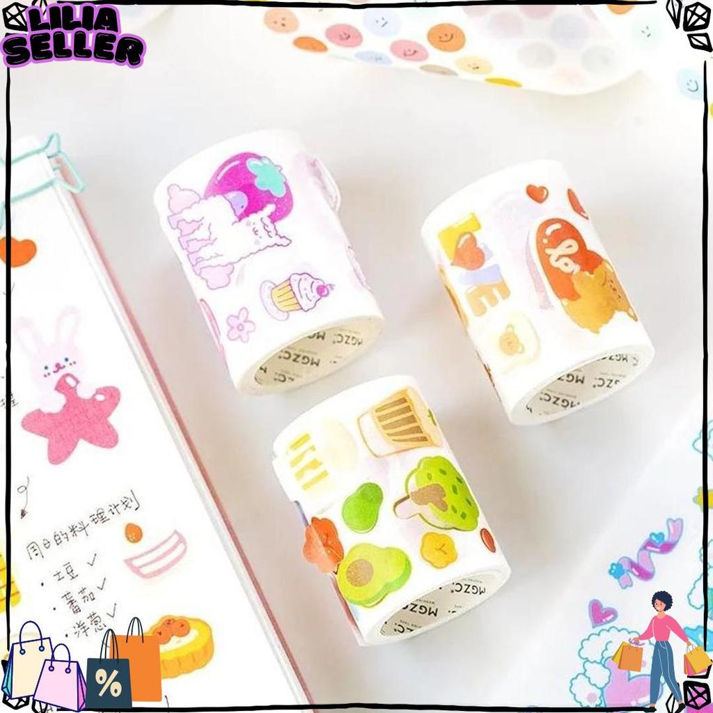 Sticker Cutting Roll 3 meters Ribbon Confetti Kpop Korean Photocard ...