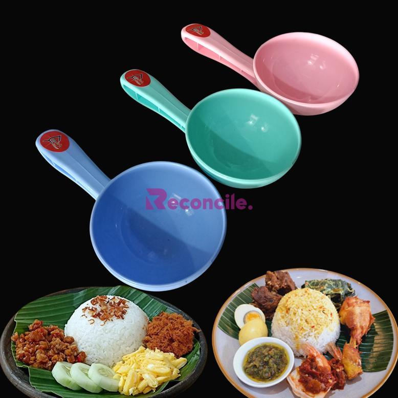 Am12 1Pcs Round Half Circle Plastic Padang Rice Mold Round Rice Ladle ...