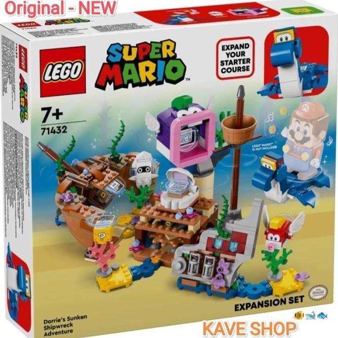 LEGO 71432 Super Mario : Dorrie Sunken Shipwreck Adventure | Shopee ...