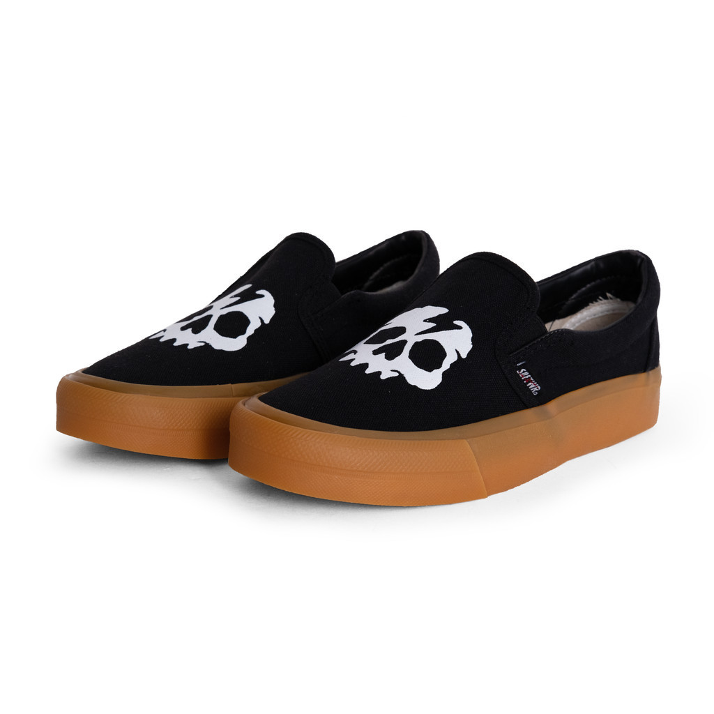 SABA Slip On Skull Black Gum - 100% Original Men's and Women's Casual ...