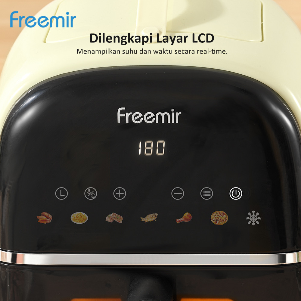 Freemir Air Fryer Without Oil Low Watt Digital Touch Screen 4L Multi ...