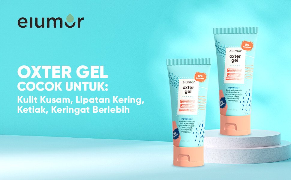 Elumor Oxter Gel 50g | Deodorant Gel to Brighten Underarms | Shopee ...