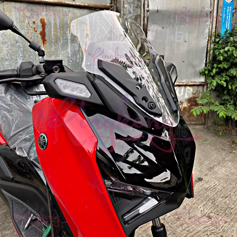 WINDSHIELD XMAX OLD AND XMAX NEW 2023 MODEL SPORTY MINI RACER, VISOR ...